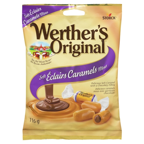 Storck - Werther's Original - Éclairs Soft Caramels 116g, 1 Each