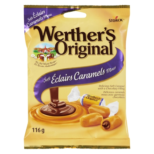 Storck - Werther's Original - Soft Éclairs Caramels 116g, 1 Each