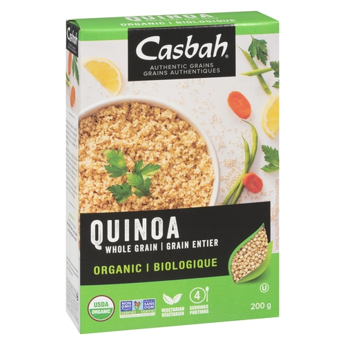 Casbah - Organic Quinoa - Whole Grain 200g, 1 Each