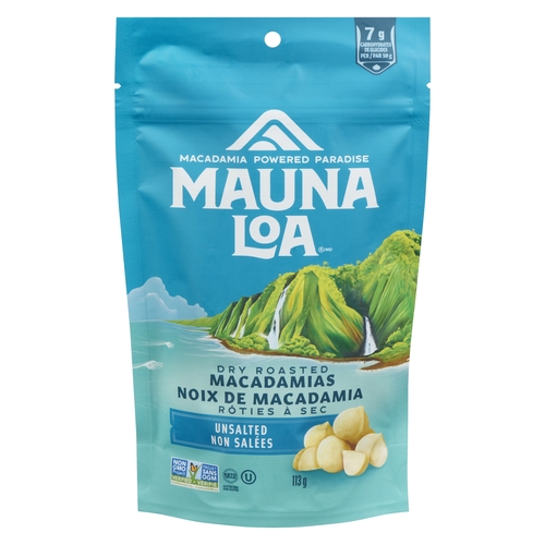Mauna Loa - Dry Roasted Macadamias - Unsalted 113g, 1 Each
