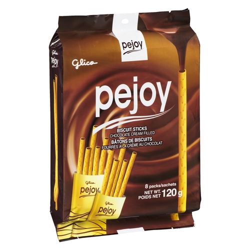 Glico - Pejoy Chocolate Cream Filled Biscuit Sticks 8/15g, 1 Each