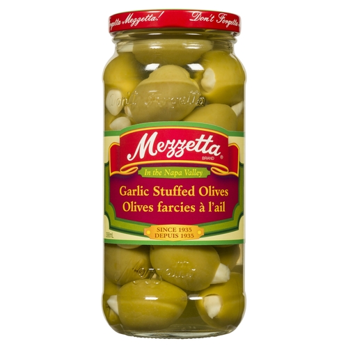 Mezzetta - Olives - Garlic Stuffed 398ml, 1 Each