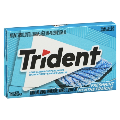 Trident Sugar-Free Gum - Freshmint 14s