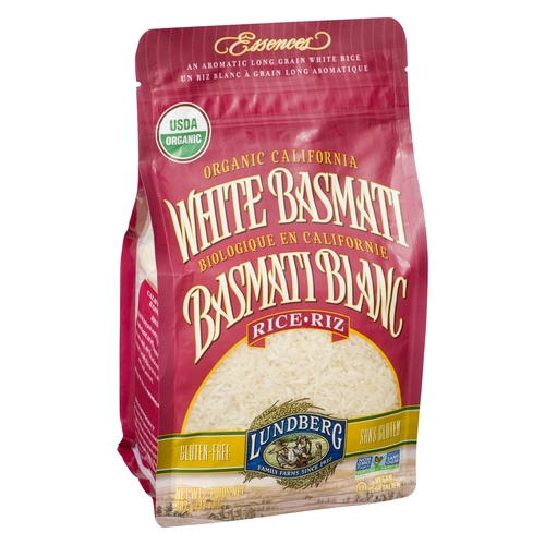 Lundberg - Organic Rice - White Basmati 907g, 1 Each