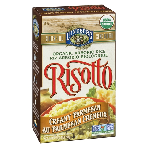 Lundberg - Organic Arborio Rice Risotto - Creamy Parmesan 156g