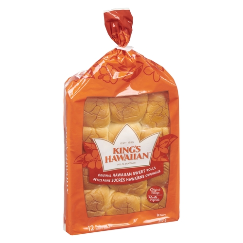 King's Hawaiian - Original Hawaiian Sweet Rolls 12pk, 1 Each