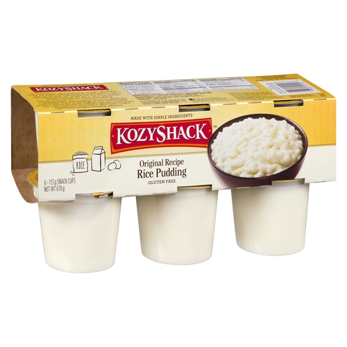 Kozy Shack Rice Pudding - Original 6/113g, 1 Each