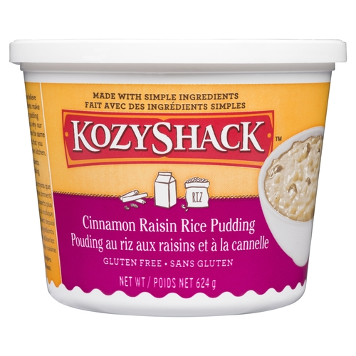 Kozy Shack Cinnamon Raisin Rice Pudding 624g, 1 Each