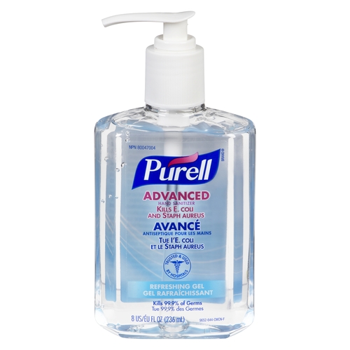 Purell - Advanced Hand Sanitizer - Refreshing Gel 236ml, 1 Each