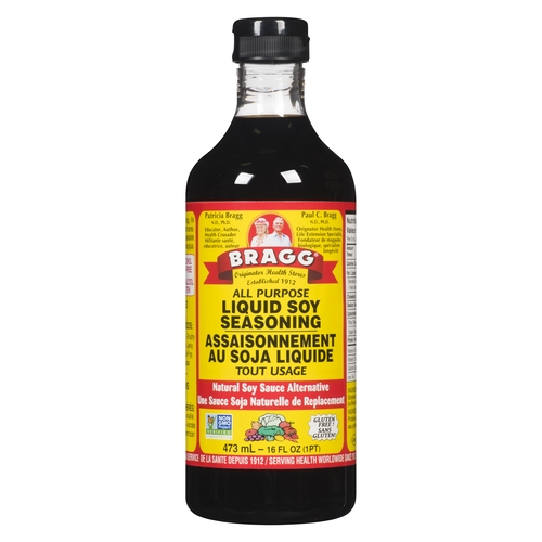 Bragg - All Purpose Liquid Soy Seasoning Sauce 473ml, 1 Each