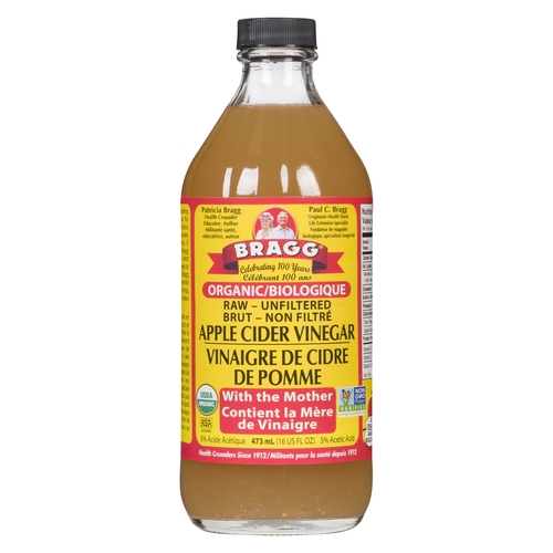 Bragg - Organic Apple Cider Vinegar - Raw Unfiltered 473ml, 1 Each