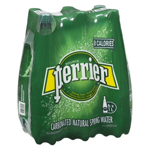 Perrier - Carbonated Natural Spring Water 6/1l