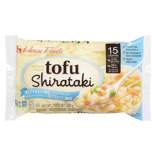 House Foods - Tofu Shirataki - Fettuccine Shaped Noodle 226g