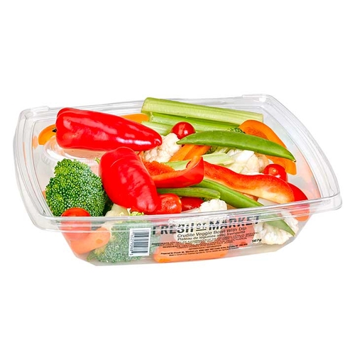 Fresh St. Crudite Veggie Bowl with Dip 567g, 1 Each