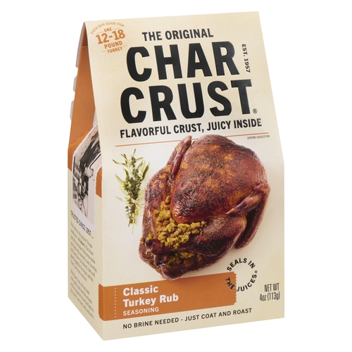 Char Crust Seasoning - Classic Turkey Rub 113g, 1 Each