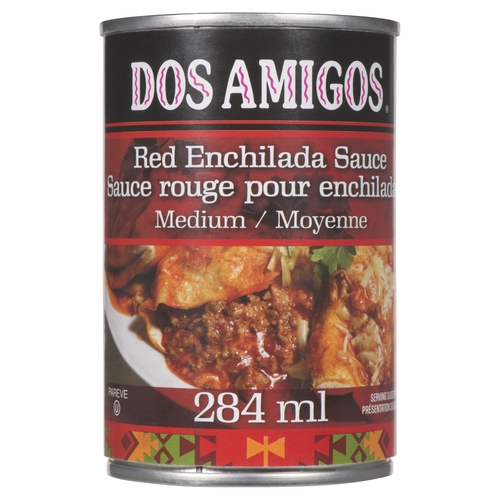 Dos Amigos - Red Enchilada Sauce - Medium 284ml, 1 Each