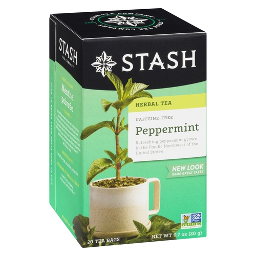 Stash - Herbal Tea - Caffeine-Free Peppermint 20pk, 1 Each