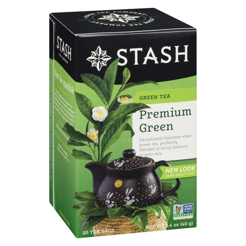 Stash - Green Tea - Premium 20pk, 1 Each