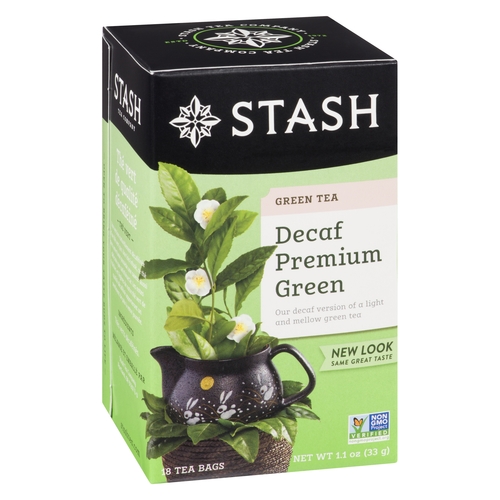 Stash - Green Tea - Decaf Premium Green 18pk, 1 Each