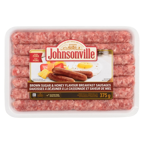 Johnsonville - Breakfast Sausages - Brown Sugar & Honey Flavour 375g, 1 Each