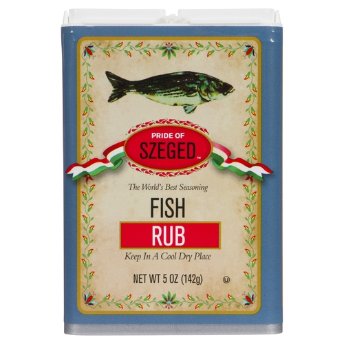 Szeged - Fish Rub 142g, 1 Each