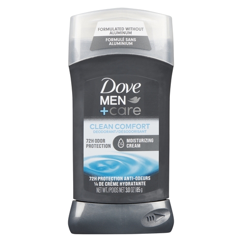 Dove - Men+Care Deodorant - Clean Comfort Moisturizing Cream 85g, 1 Each