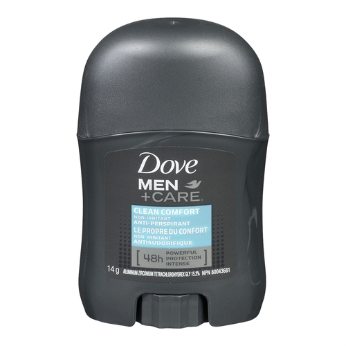 Dove - Men+Care Anti-Perspirant Stick - Clean Comfort 14g, 1 Each