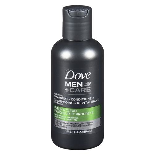 Dove - Men+Care Fortifying Shampoo + Conditioner - Fresh & Clean 89ml, 1 Each