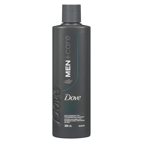 Dove Men+Care 2 in 1 Fortifying Shampoo + Conditioner - Anti-Dandruff 355ml, 1 Each
