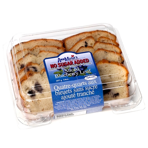 Ann Marie's Bakery - No Sugar Added - Sliced Blueberry Loaf 397g