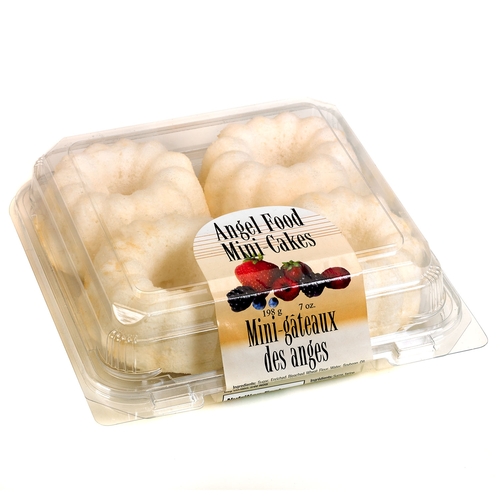 Mini Angel Food Cakes - 4 Pack 198g, 1 Each