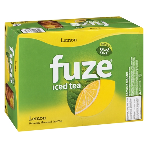 Fuze Iced Tea - Lemon 12/341ml, 1 Each