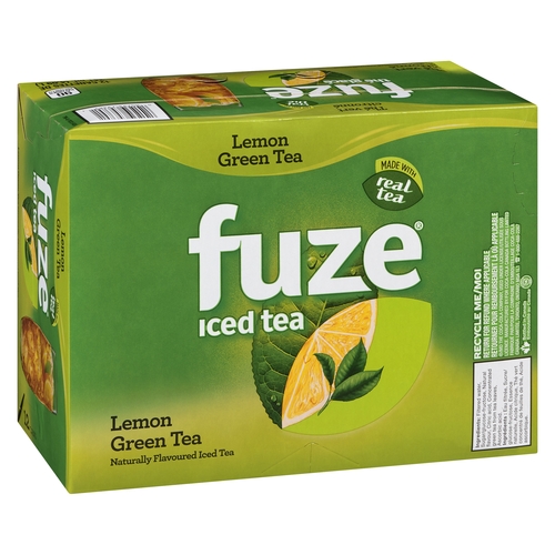  Fuze Iced Tea - Lemon Green Tea 12/341ml, 1 Each