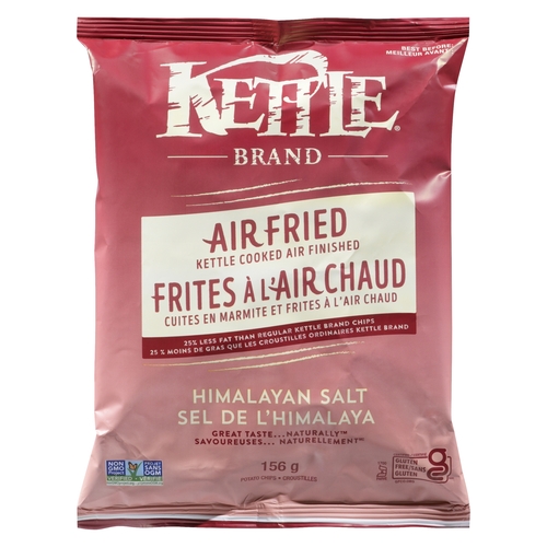 Kettle Brand - Air Fried Potato Chips - Himalayan Salt 156g, 1 Each