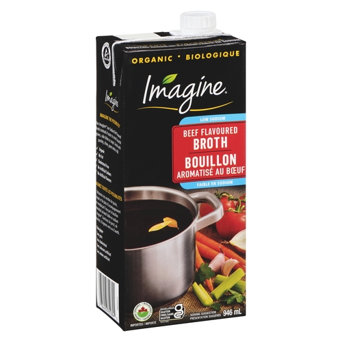 Imagine - Organic Broth - Beef - Low Sodium 946ml, 1 Each
