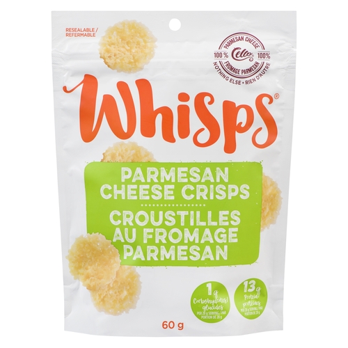 Whisps Cheese Crisps - Parmesan 60g, 1 Each