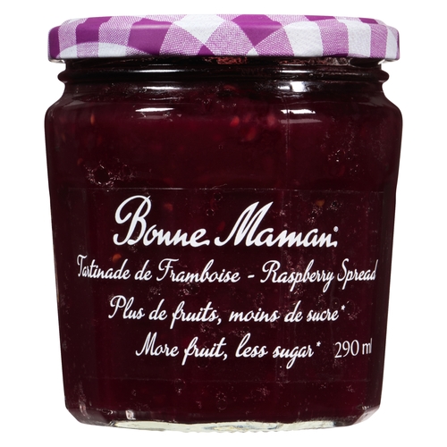 Bonne Maman - Spread - Raspberry - Less Sugar 290ml, 1 Each