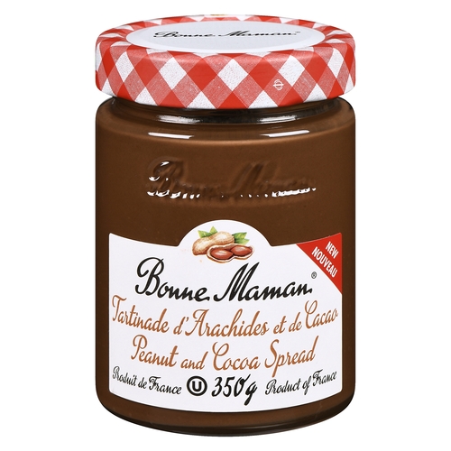 Bonne Maman - Peanut & Cocoa Spread 350g, 1 Each