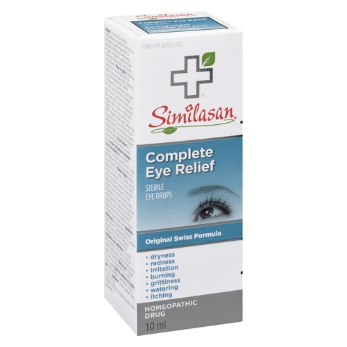 Similisan - Sterile Eye Drops - Complete Eye Relief 10ml, 1 Each