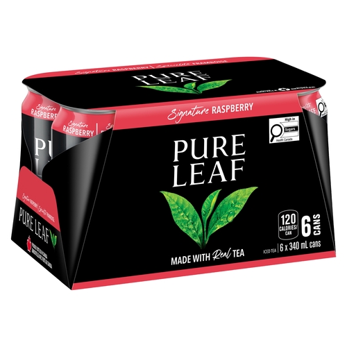 Pure Leaf Iced Tea - Signature Raspberry 6 Pack 340ml, 1 Each