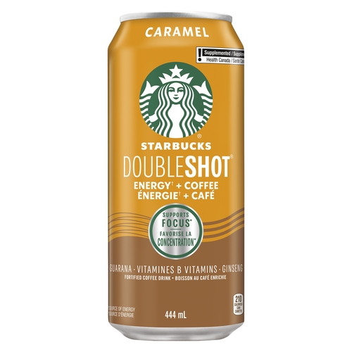 Starbucks - Doubleshot Energy + Coffee - Caramel 444ml, 1 Each