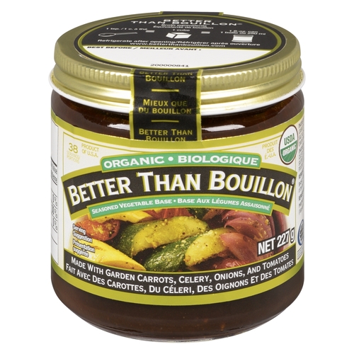 Better Than Bouillon - Organic Seasoned Vegetable Base 227g, 1 Each