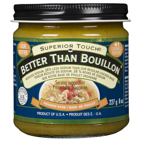 Better Than Bouillon - Superior Touch Chicken Base - Less Sodium 227g, 1 Each