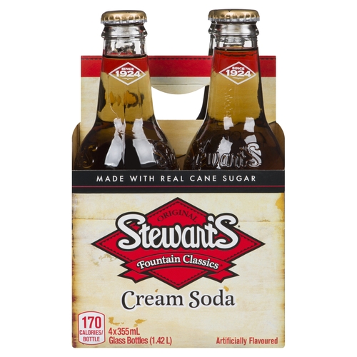 Stewart's - Cream Soda 4/355ml