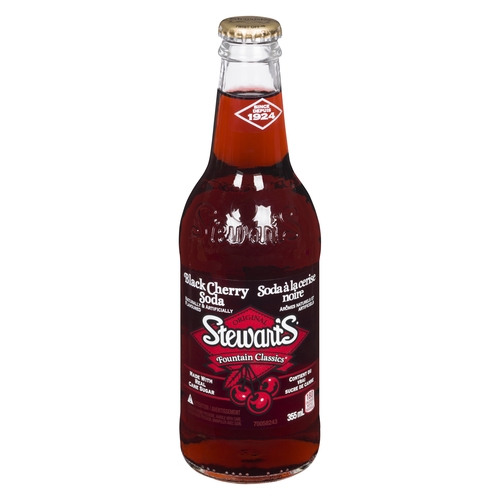 Stewart's - Black Cherry Soda 355ml