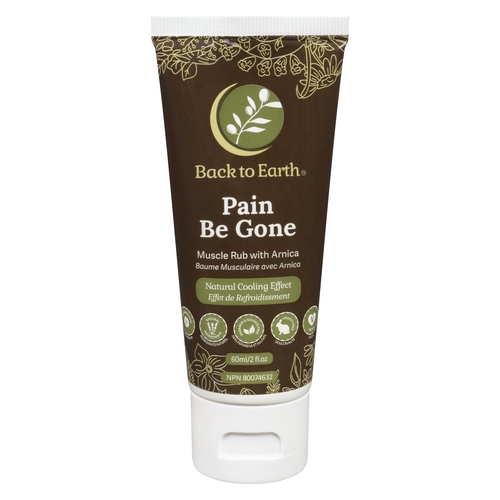 Back To Earth - Pain Be Gone - Muscle Rub With Arnica 60ml