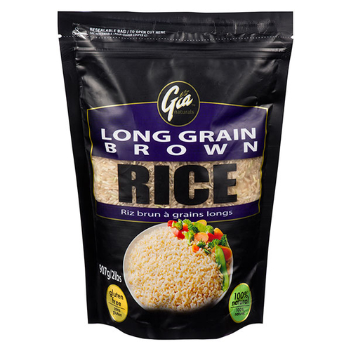 Gia - Long Grain Brown Rice 2lb, 1 Each