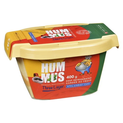 Royal Gourmet Foods - Hummus - Three Layer 400g, 1 Each