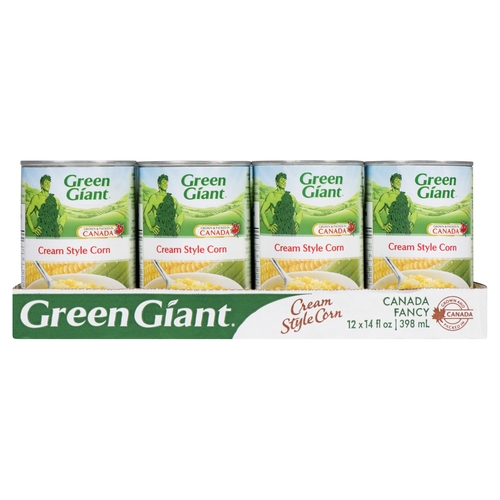Green Giant - Cream Style Corn 12/398ml, 1 Each