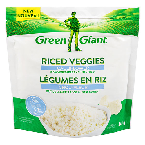 Green Giant - Riced Veggies - Cauliflower - Frozen 340g, 1 Each